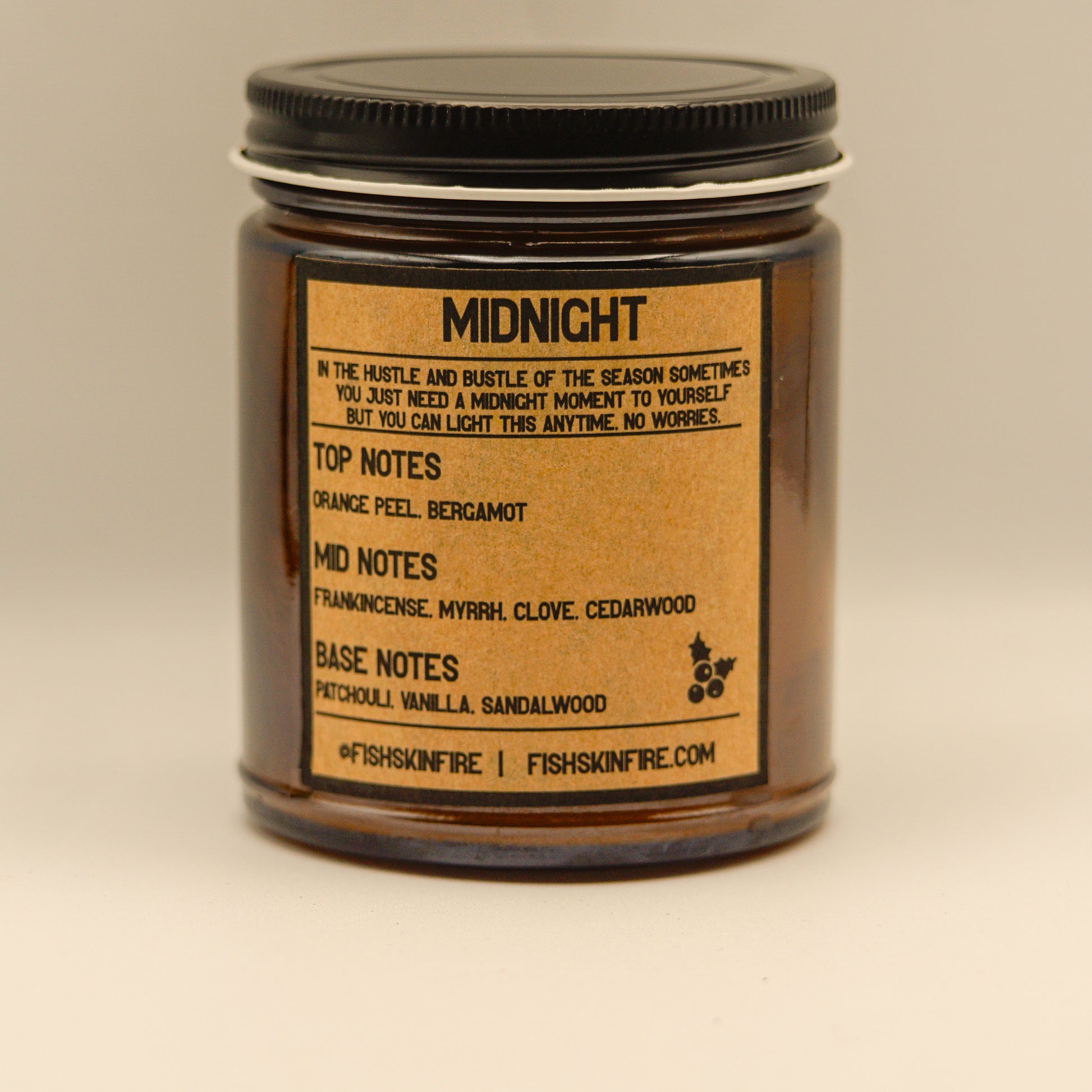 Midnight 200g Back Label